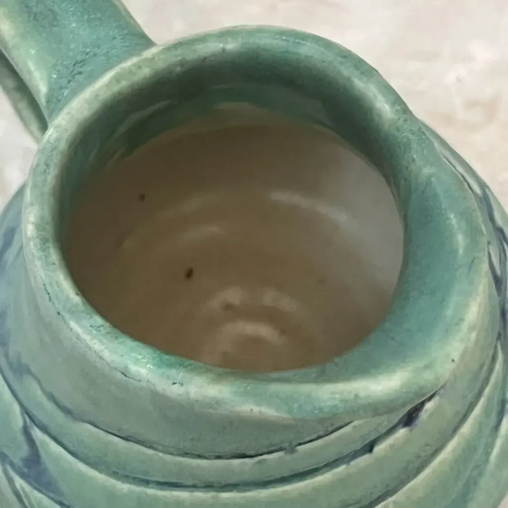 Studio Art Pottery Ceramic Pitcher Vase 7